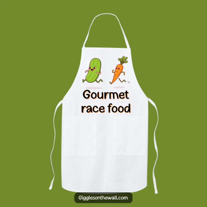 Funny Chef Pickle Carrot Apron - Cook Up a Storm with Veggie Speed