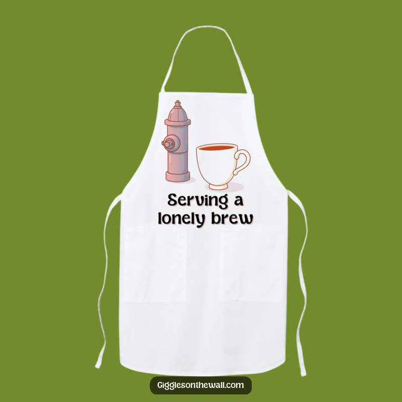 Funny Chef Teacup Apron - A Quirky Kitchen Hug for Fire Hydrants
