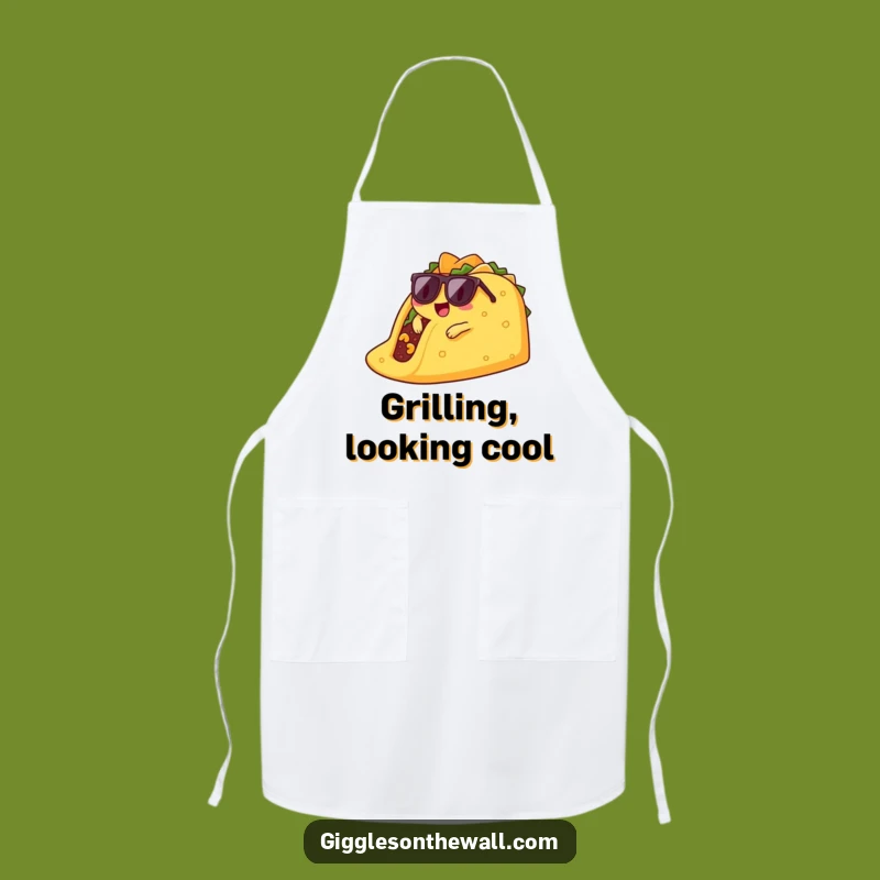 Funny Lounging Taco Apron - Cook with Cool, Relaxed Style