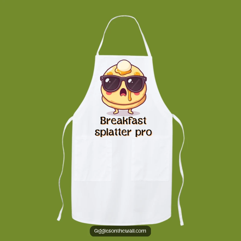 Funny Surprised Pancake Apron - Hilarious Kitchen Fun for Breakfast Lovers