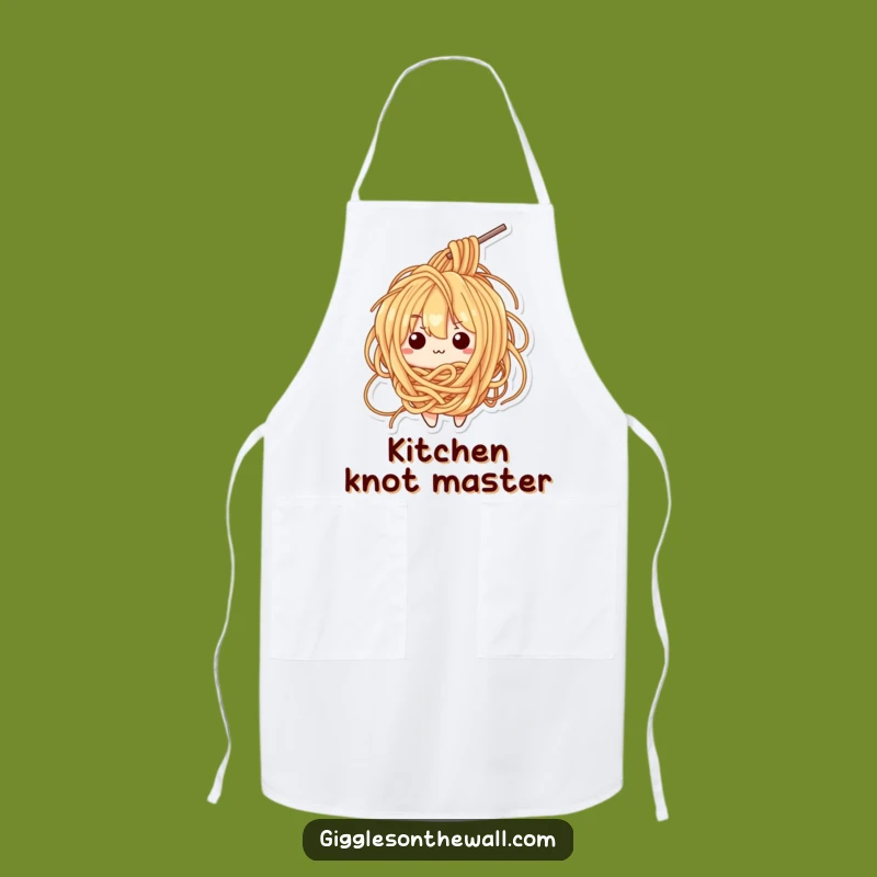 Funny Tangled Ramen Apron - Confused Noodle Kitchen Wear - Great Funny Gift