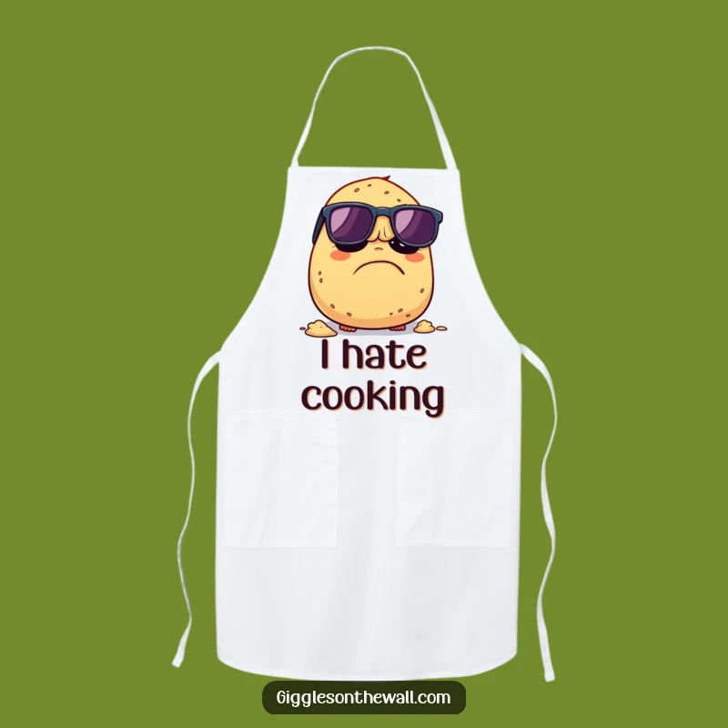 Funny Grumpy Potato Apron: Cook with Attitude, Humorous Veggie Essential