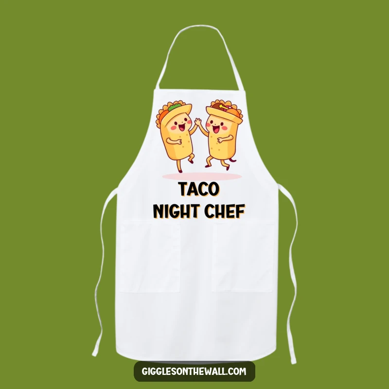 Funny Dancing Tacos Apron - Cook Up Fiesta Fun with Synchronized Salsa