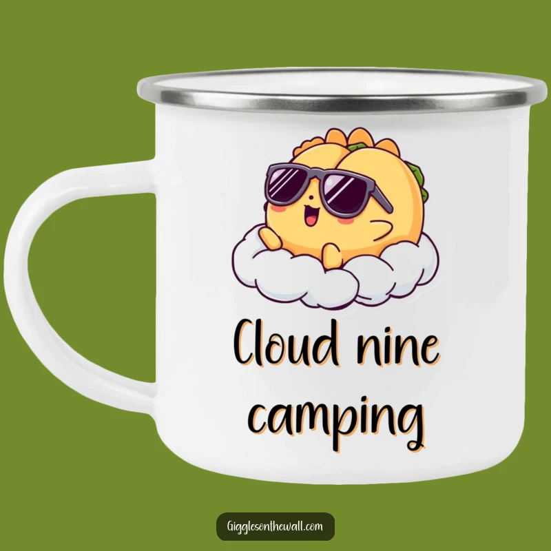 Funny Taco Camping Mug: Cool Cloud Lounger, Perfect Funny Gift