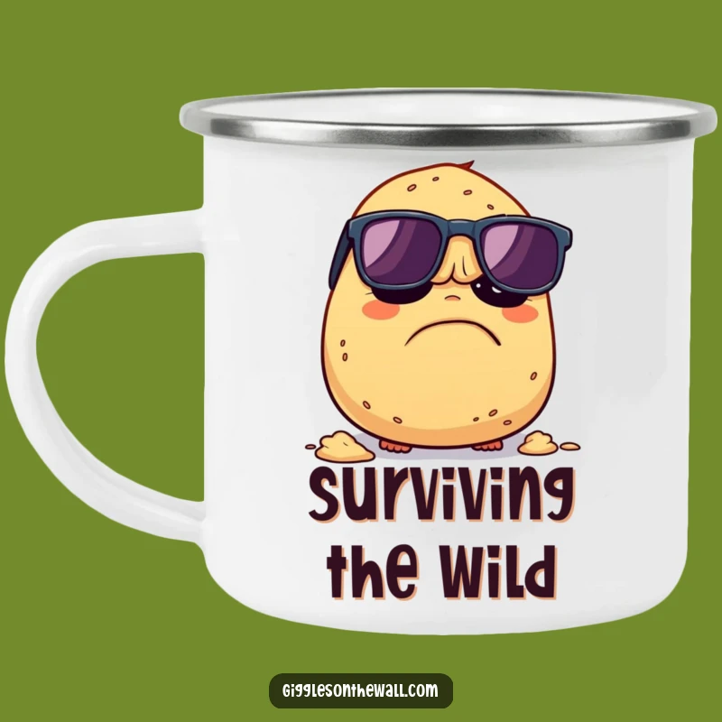 Funny Grumpy Potato Camping Mug: Adventure Fuel for the Stubborn Spud