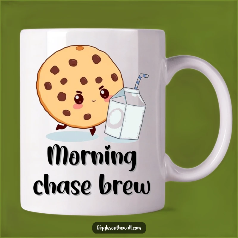 Funny Cookie Chase Mug: A Hilarious Snacktime Showdown Gift
