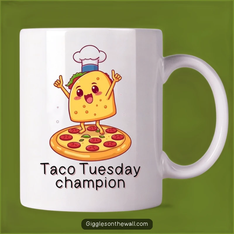 Funny Taco Chef Victory Mug: Celebrate Wins in Style, Perfect Chef Funny Gift