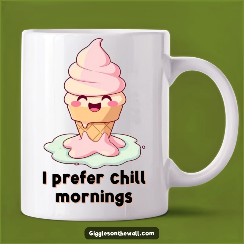 Funny Melting Ice Cream Cone Mug - A Joyful & Hilarious Gift Idea!