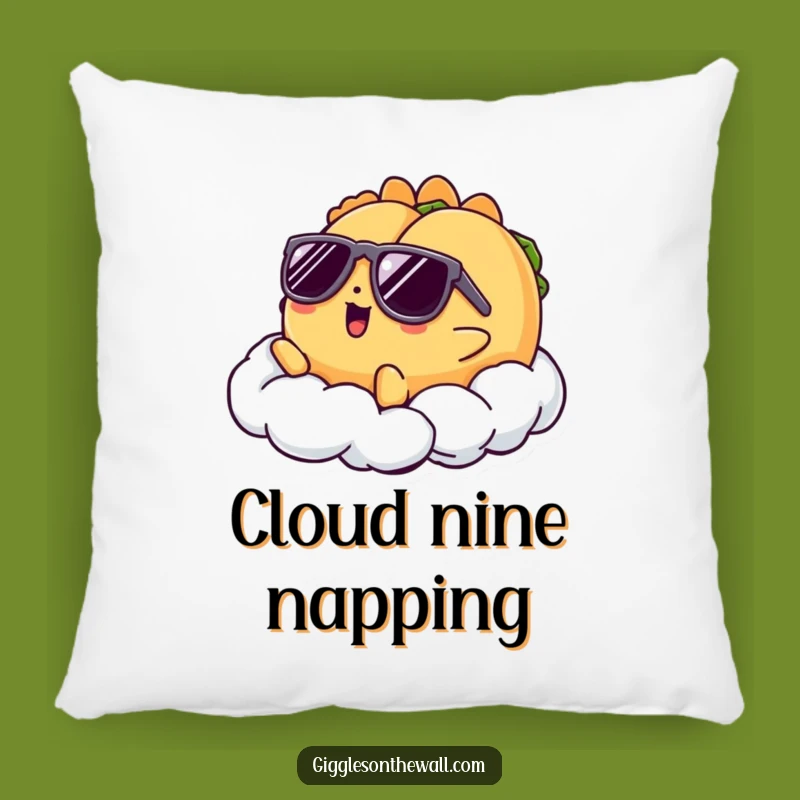 Funny Taco Pillow: Comfy Cloud Lounger, Great Funny Gift