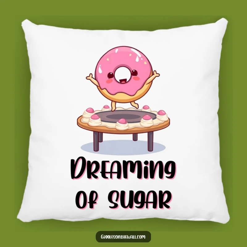 Funny Donut Bouncing Pillow: Playful Character Comfort, Sweet Gift