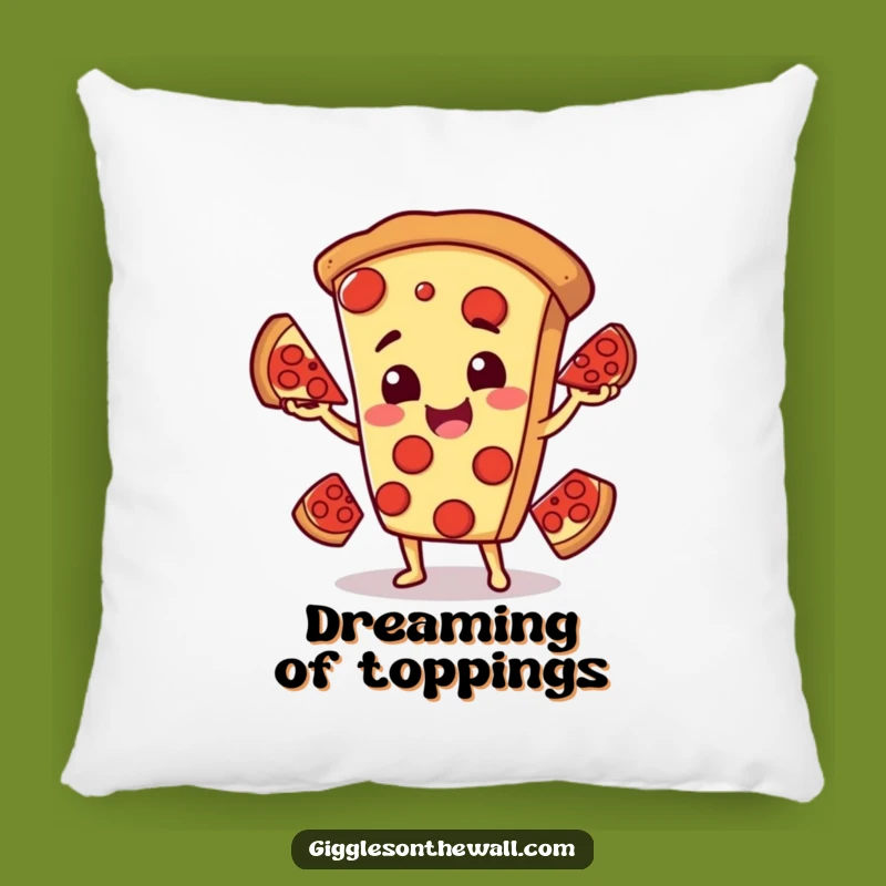 Funny Pizza Pillow: Comfy Juggling Character, Great Funny Gift