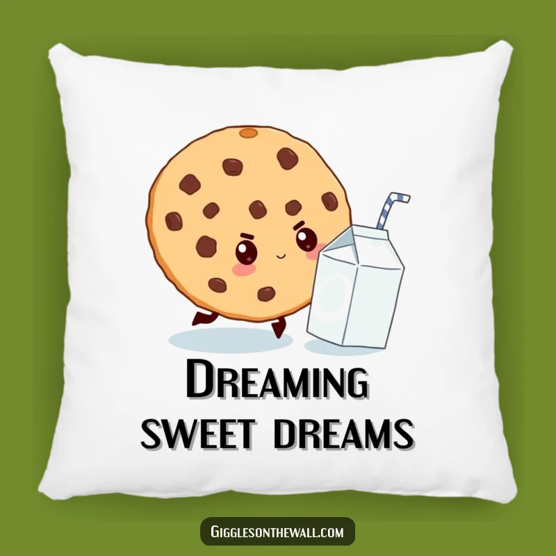 Funny Cookie Chase Pillow: Soft Comfort with a Hilarious Snacktime Story