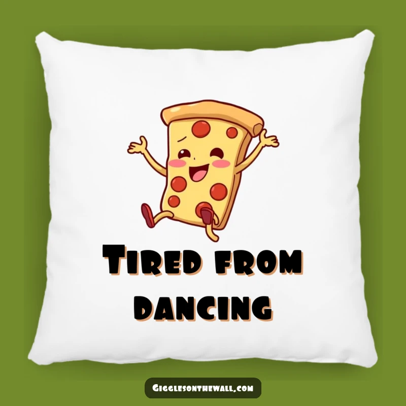 Funny Dancing Pizza Pillow: Comical Moves Cushion for Cozy Laughs
