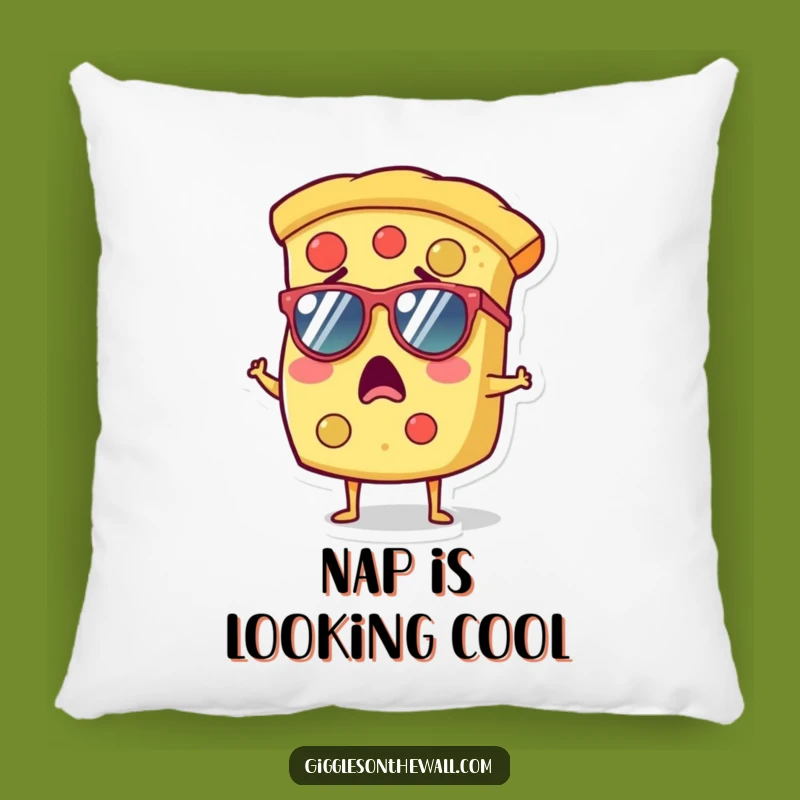 Funny Pizza Sunglasses Pillow: Comfort with a Slice of Cool