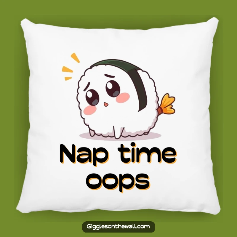 Funny Sushi Pillow: Comfy Tripping Character Cushion, Great Funny Gift