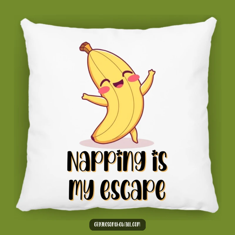 Funny Banana Peel Pillow - Comfy Throw Pillow for Couch & Laughs Gift