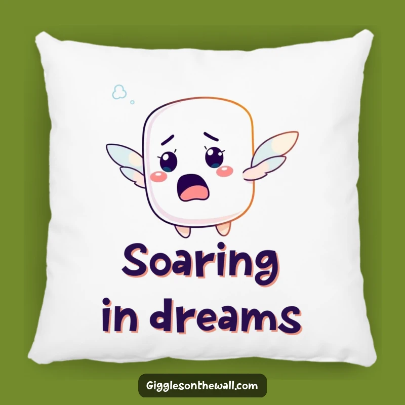 Funny Startled Marshmallow Pillow - Cozy Up with Comical Aspirations!