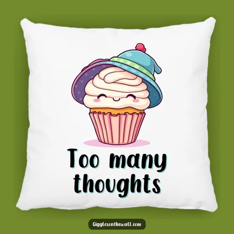 Funny Cupcake Pillow: Cozy Ambition with Two Hats, A Hilarious Gift
