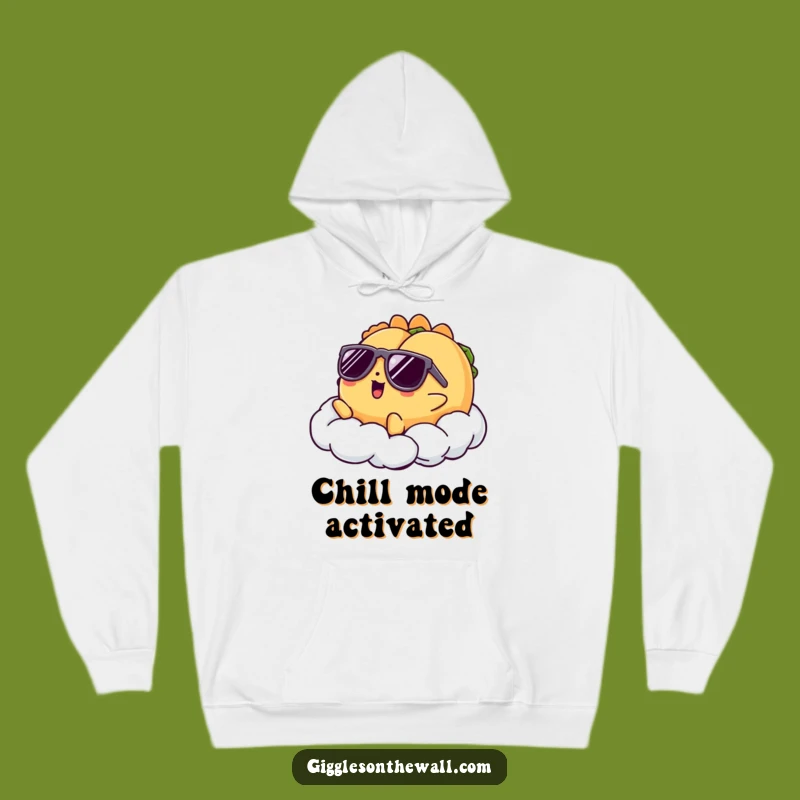 Funny Taco Hoodie: Cozy Cloud Lounger Sweatshirt, Ideal Funny Gift