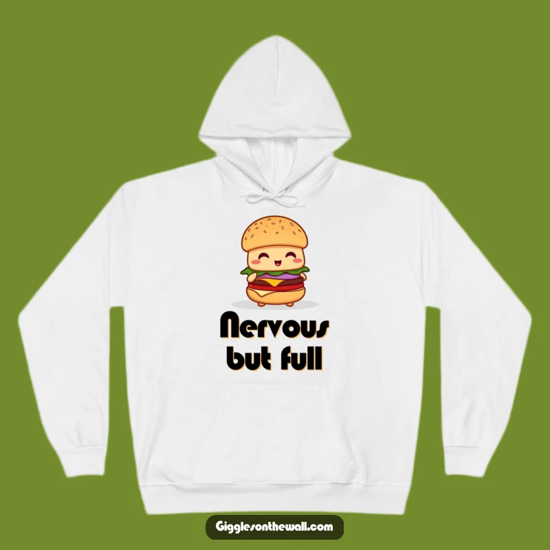 Funny Shy Hamburger Hoodie - Cozy Comfort for the Introverted Foodie