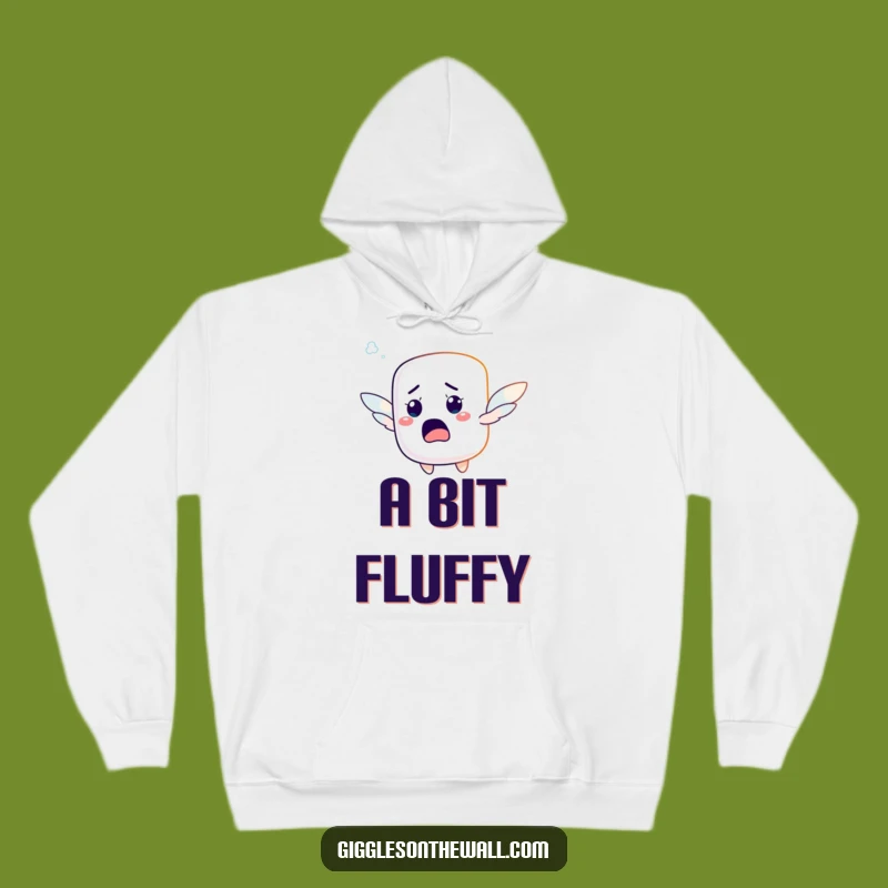 Funny Startled Marshmallow Hoodie - Cozy Up with Comical Attempts!