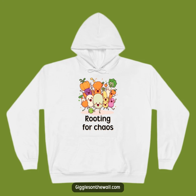 Funny Veggie Dance Hoodie: Cozy Chaotic Sync, Warm Humor, Perfect Gift