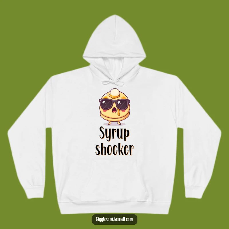Funny Surprised Pancake Hoodie - Cozy & Hilarious Breakfast Lover Gift