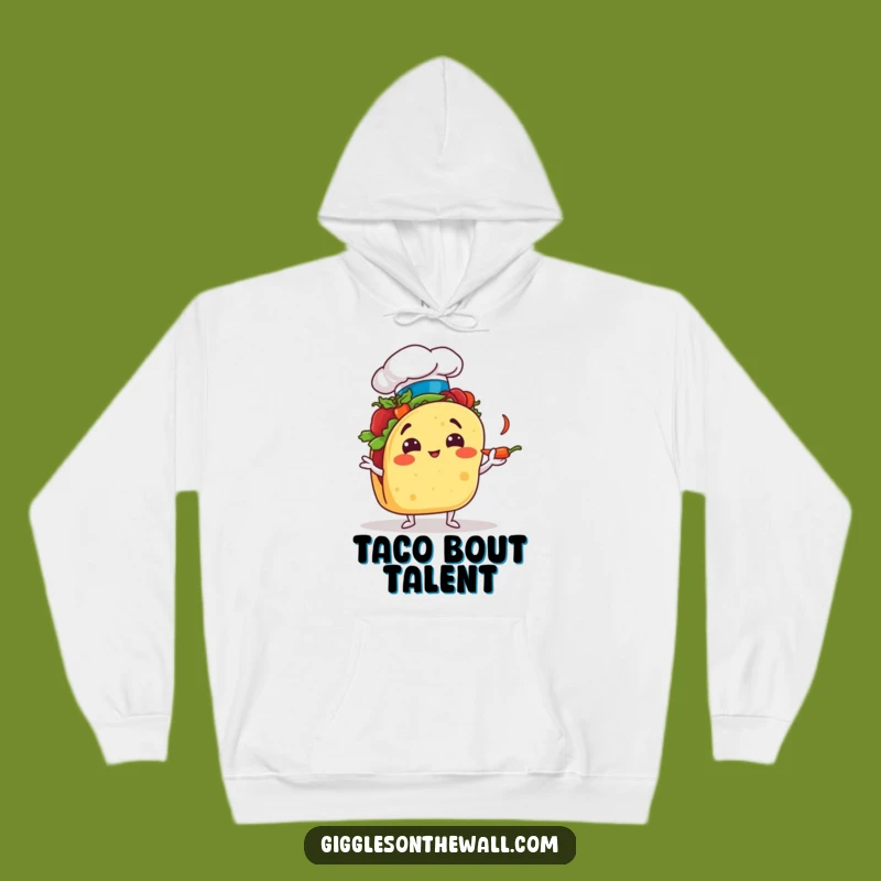 Funny Taco Chef Hoodie: Cozy and Comical Juggling Foodie Apparel