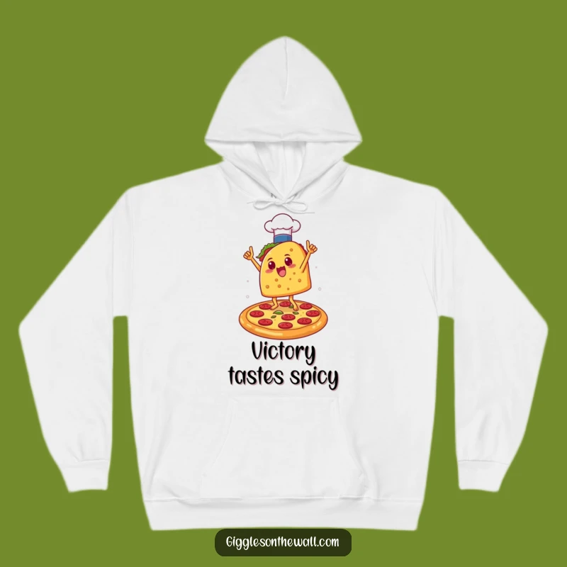 Cozy Funny Taco Chef Hoodie: Warmth & Victory, Ideal Comfort Funny Gift