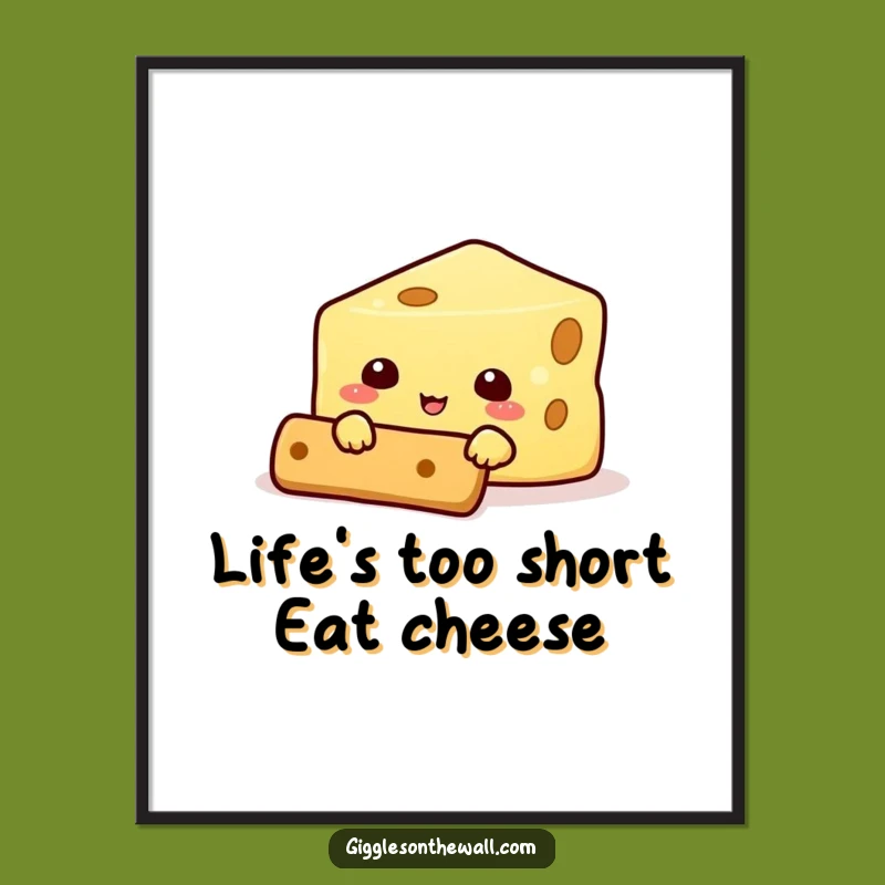Free Printable Wall Art: Funny Cheese Art, Hilarious Downloadable Decor for Your Kitchen