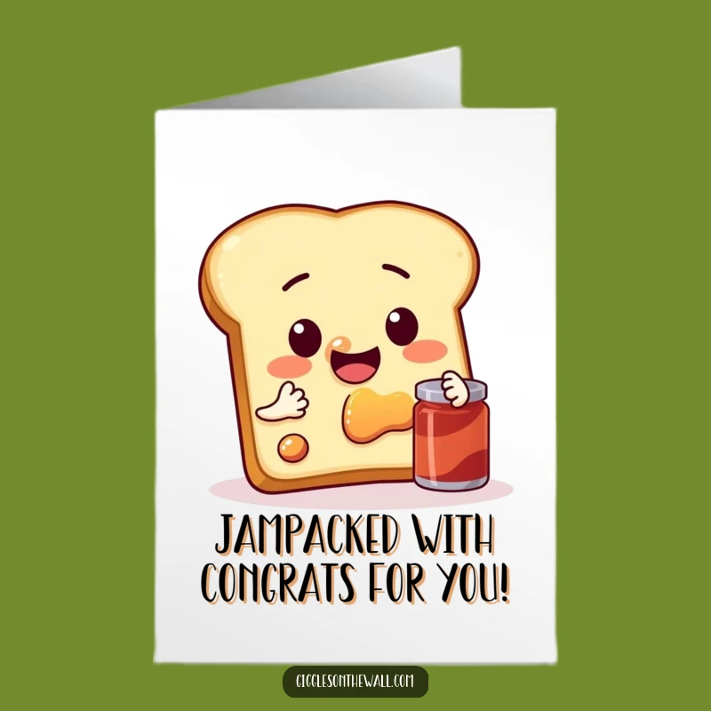 Free Printable Funny Toast Selfie Congrats Card - Quirky Downloadable for Any Achievement