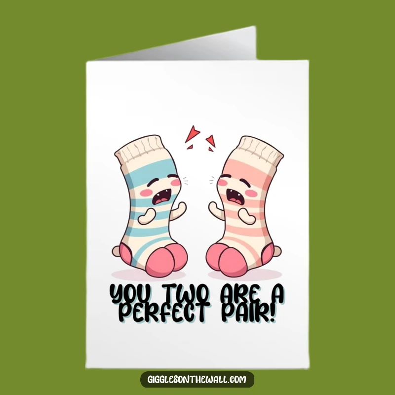 Free Printable Congrats Card: Sock Argument Resolution - Funny Downloadable Greeting