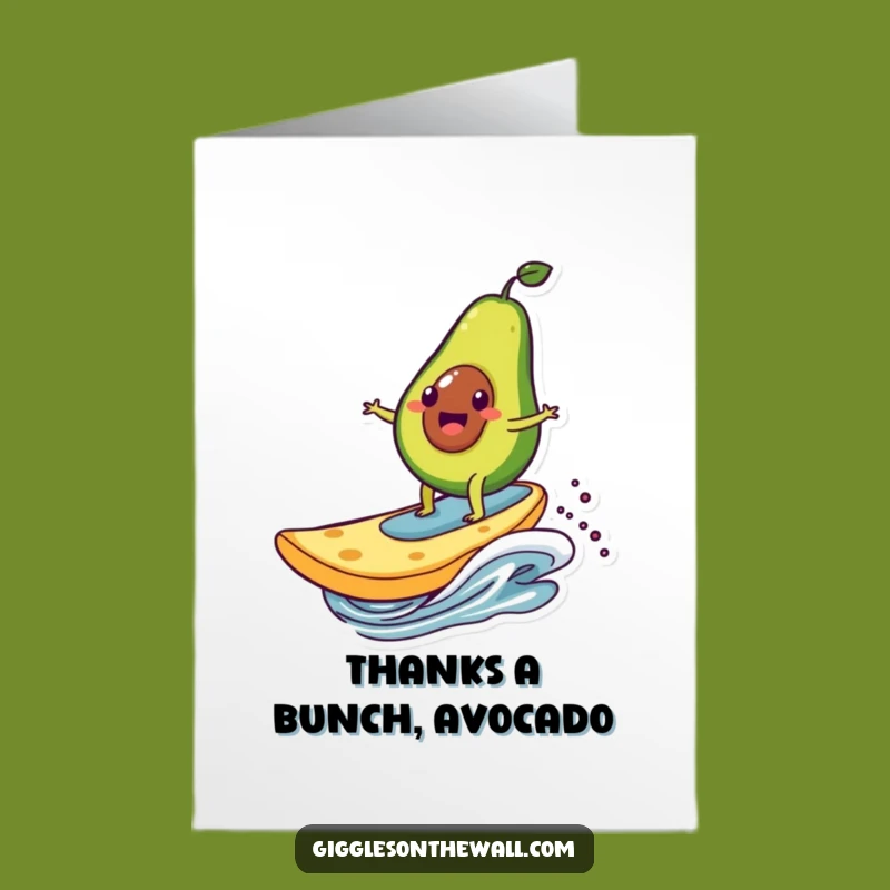 Free Printable Thank You Card: Surfs Up Thanks, Downloadable for Grateful Surfers