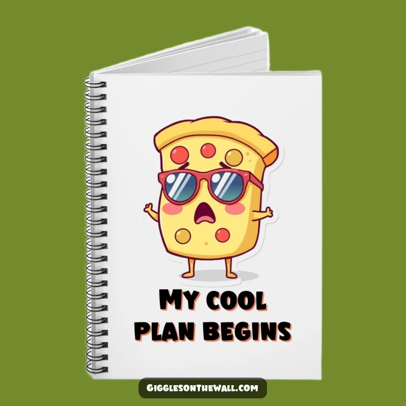 Funny Pizza Sunglasses Notebook: Jot Down Your Coolest Thoughts