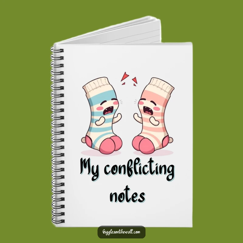 Funny Sock Argument Notebook: Jot Down Ideas with Hilarious Textile Disputes