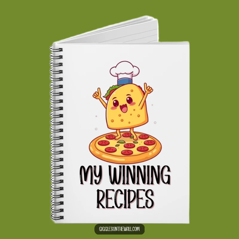 Funny Taco Chef Victory Notebook: Jot Down Wins with Humorous Flair