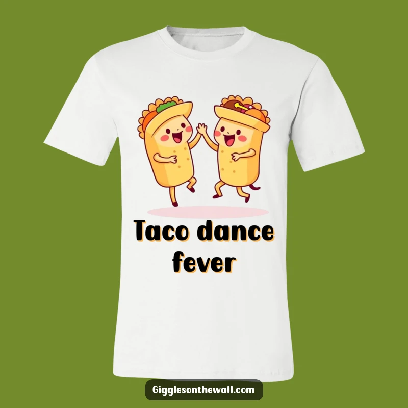 Funny Dancing Tacos T-Shirt - Wear Your Fiesta with Synchronized Salsa Moves