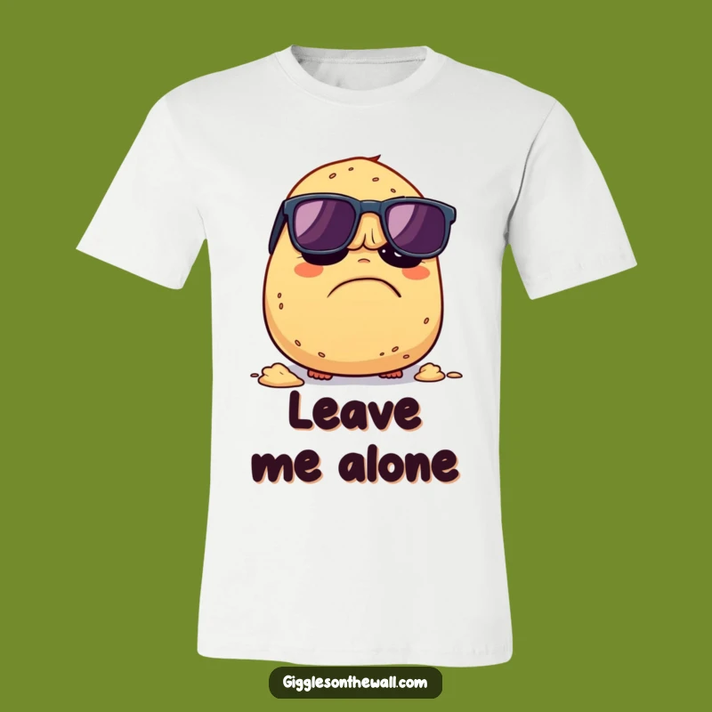 Funny Grumpy Potato T-Shirt: Escape Artist Style, Hilarious Veggie Funny Gift