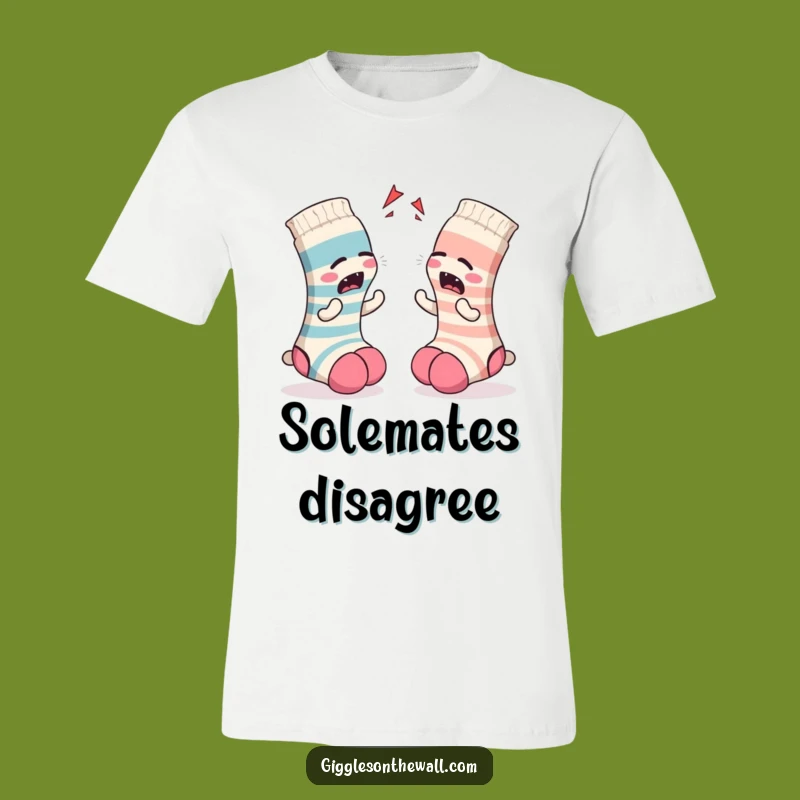 Funny Sock Argument T-Shirt: Wear Your Disputes with Hilarious Textile Style