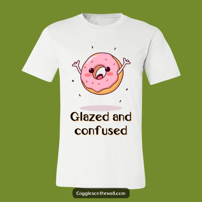 Funny Clumsy Donut T-Shirt: Roll with Laughter and Fun!