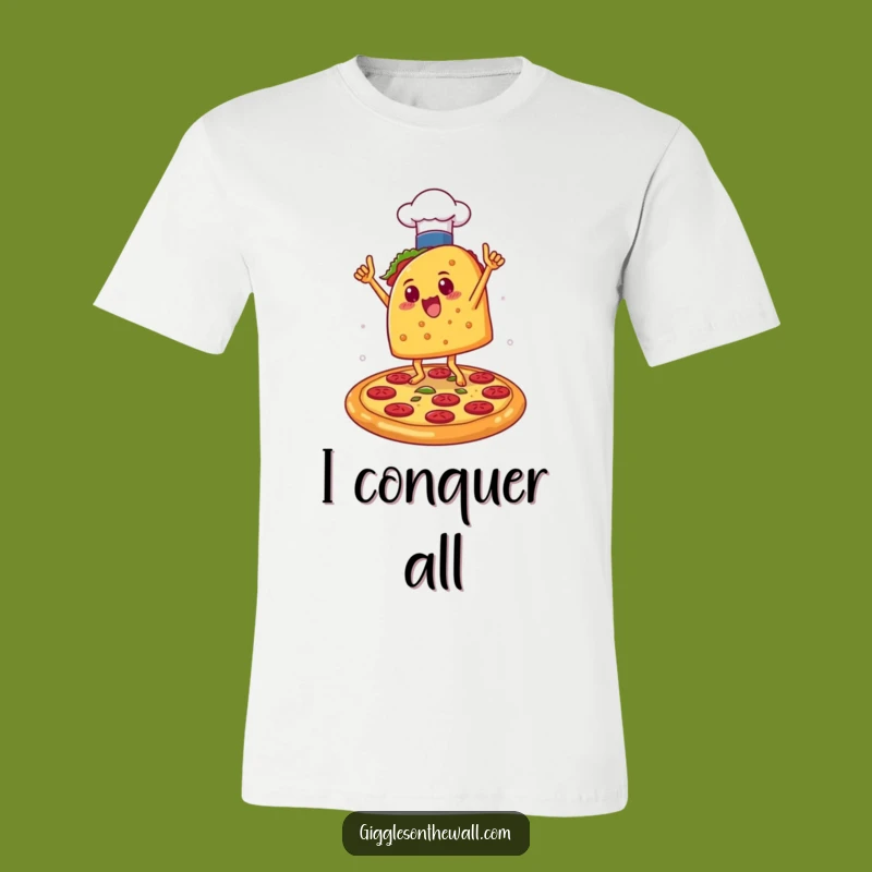 Funny Taco Chef Victory Dance T-Shirt: Culinary Champion Apparel, Hilarious Funny Gift