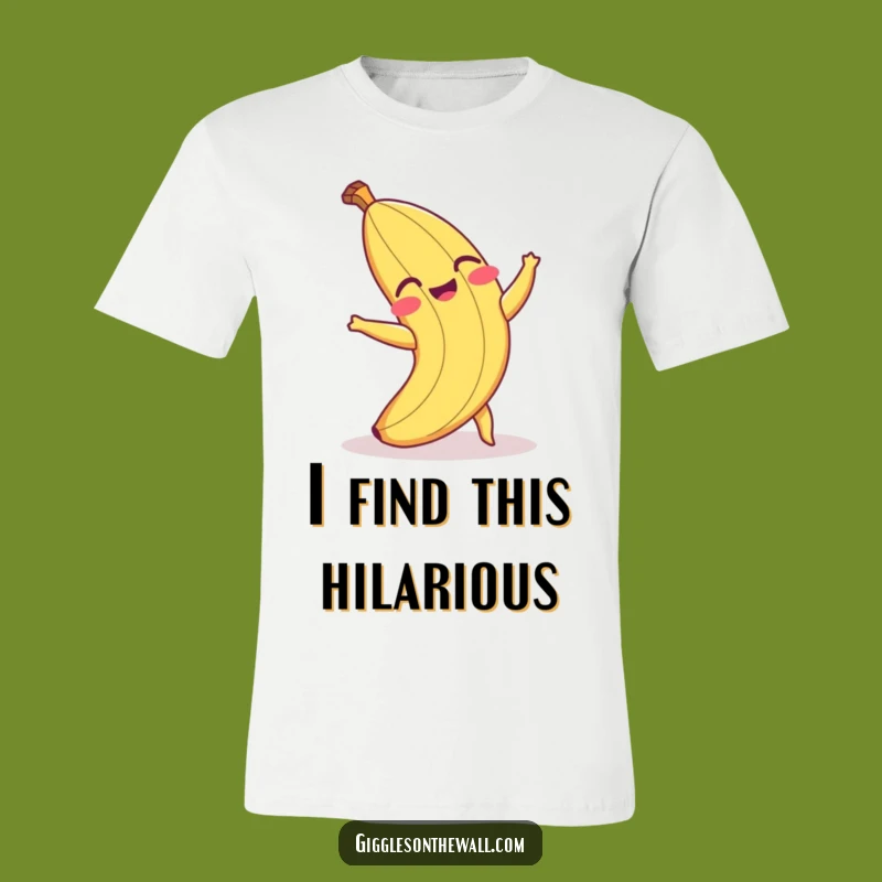 Funny Banana Peel T-Shirt - Hilarious Tripping Design for Comedy Lovers Gift