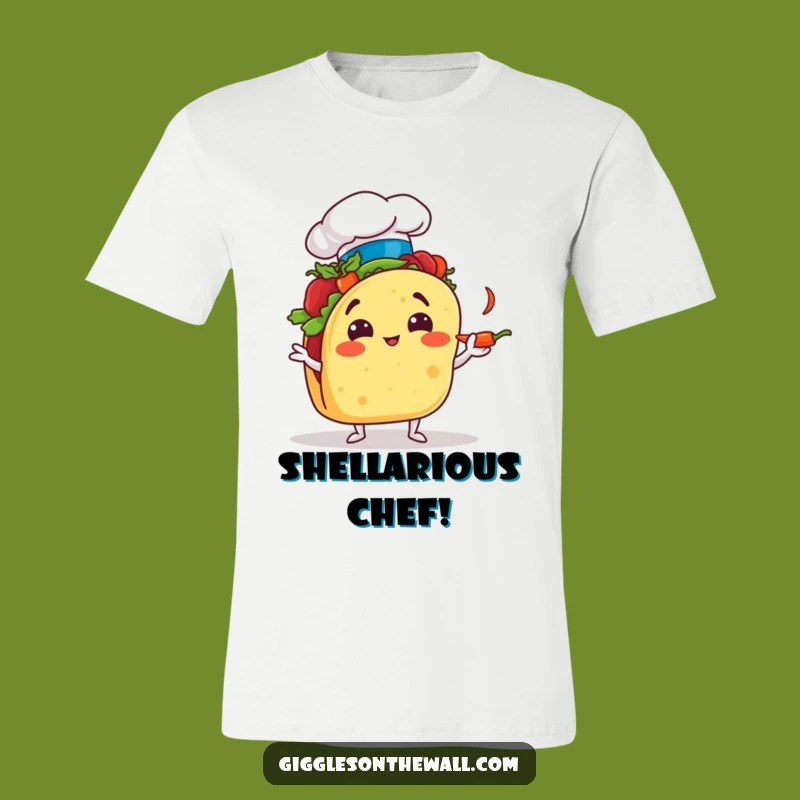 Funny Taco Chef T-Shirt: Hilarious Juggling Foodie Tee for Culinary Fun