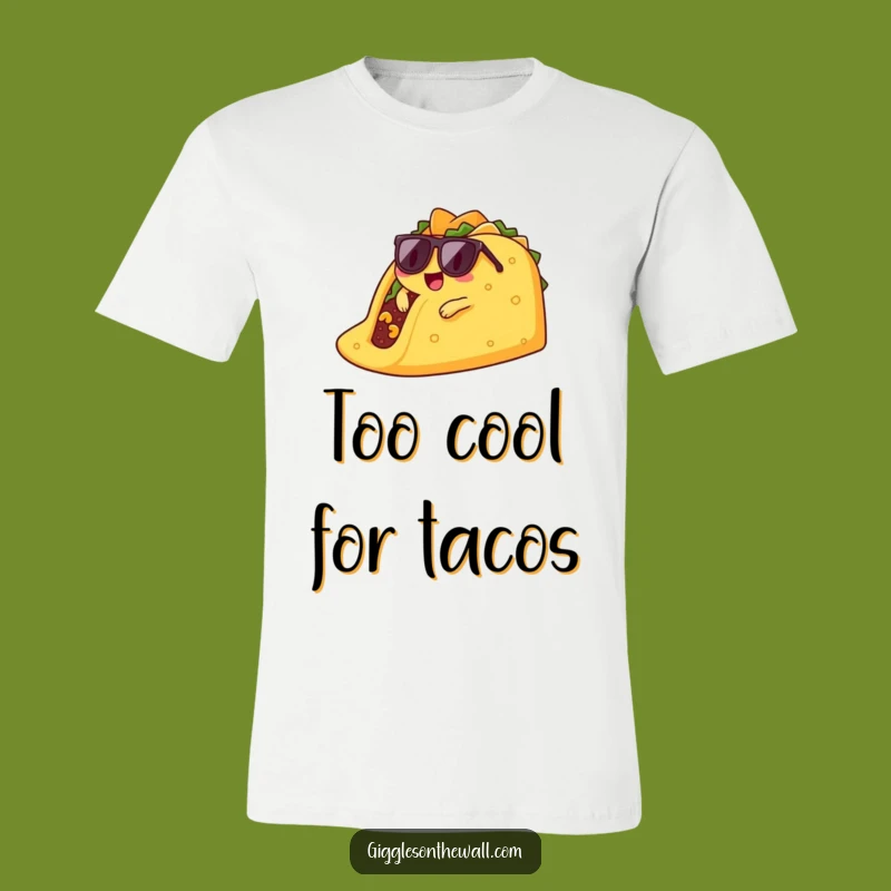 Funny Lounging Taco T-Shirt - Wear Your Cool, Relaxed Vibes