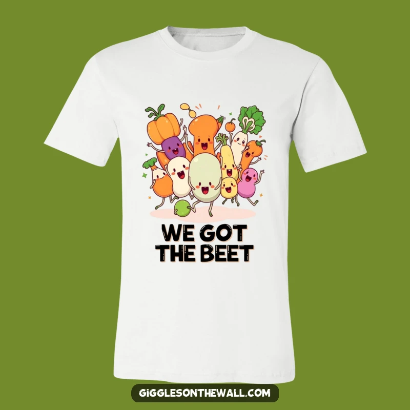 Funny Veggie Dance T-Shirt: Chaotic Sync, Lively Humor, Perfect Gift Apparel