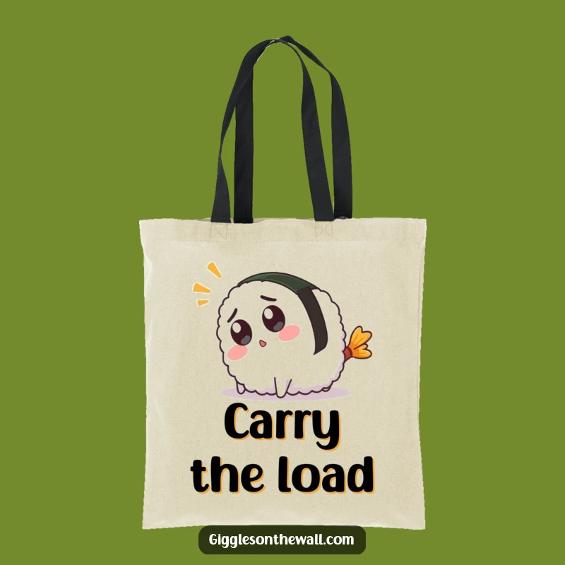 Funny Sushi Tote Bag: Surprise Tripping Character, Perfect Funny Gift