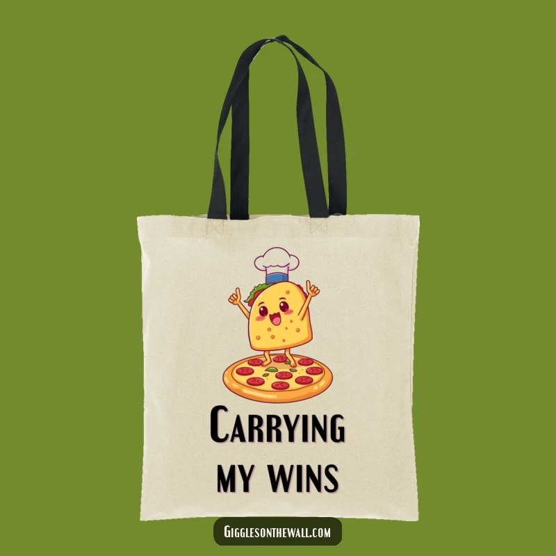 Funny Taco Chef Victory Tote Bag: Carry Your Triumphs in Humorous Style